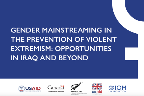IRAQ GENDER MAINSTREAMING IN THE PREVENTION OF VIOLENT EXTREMISM: OPPORTUNITIES IN IRAQ AND BEYOND